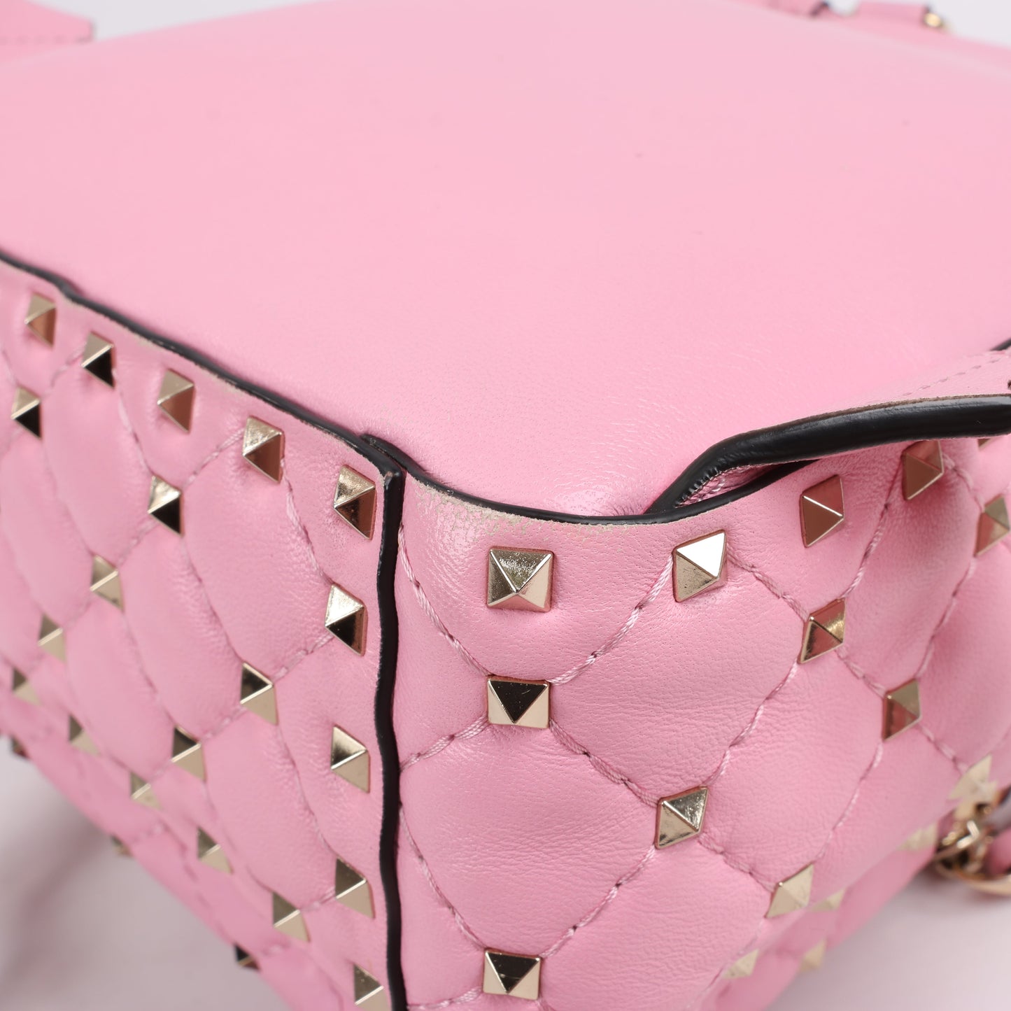 Valentino Garavani Rockstud Spike Leather 2Way Backpack in Pink