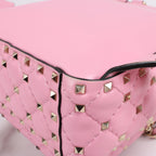 Valentino Garavani Rockstud Spike Leather 2Way Backpack in Pink