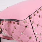 Valentino Garavani Rockstud Spike Leather 2Way Backpack in Pink
