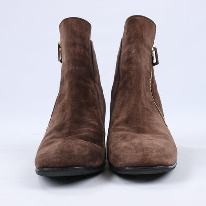 Roger Vivier Wildlederstiefel in Braun, Größe 39 EU