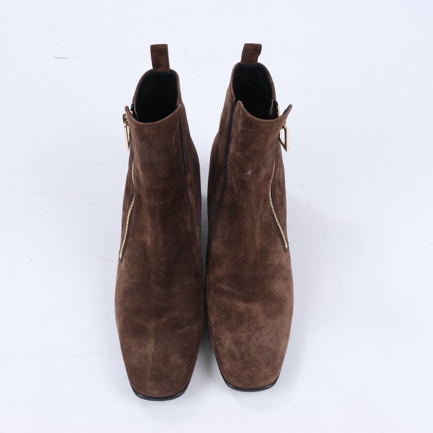 Roger Vivier Suede Boots in Brown, Size 39 EU