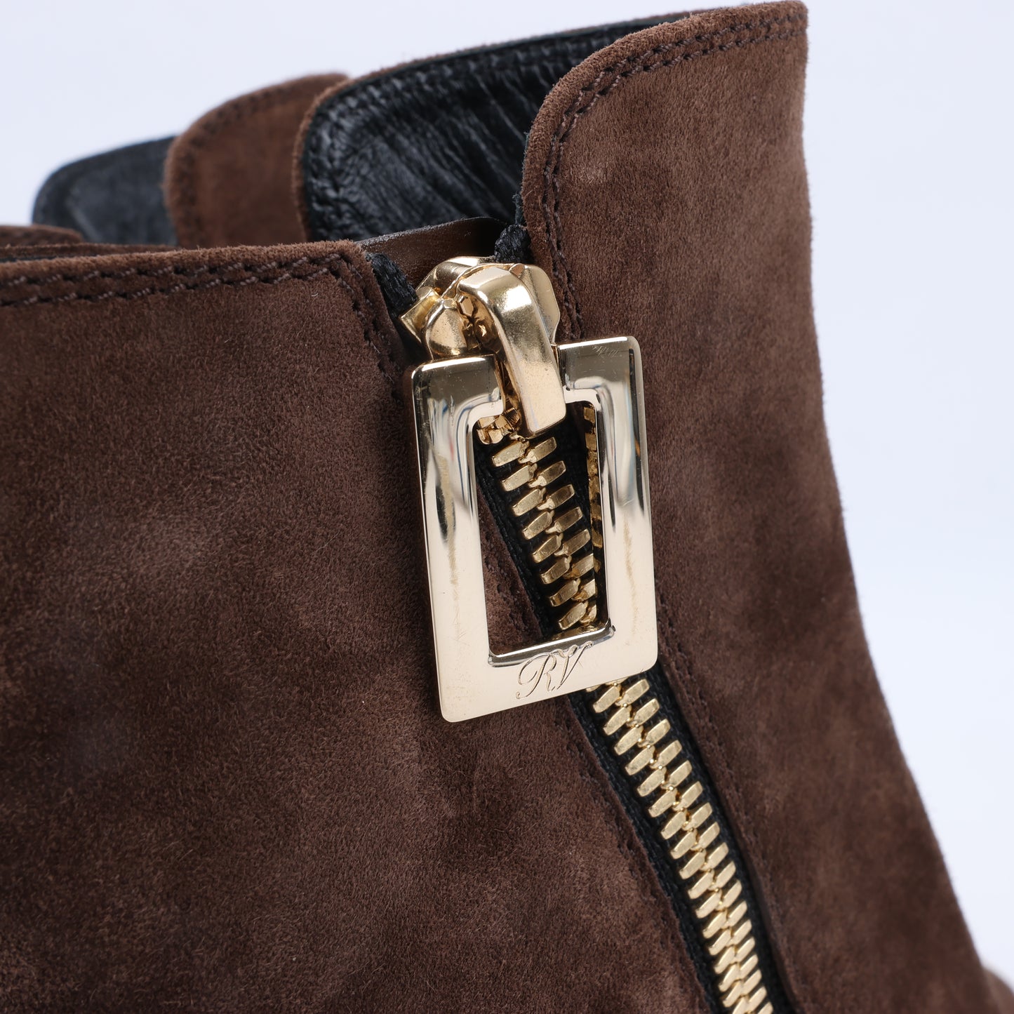 Roger Vivier Suede Boots in Brown, Size 39 EU