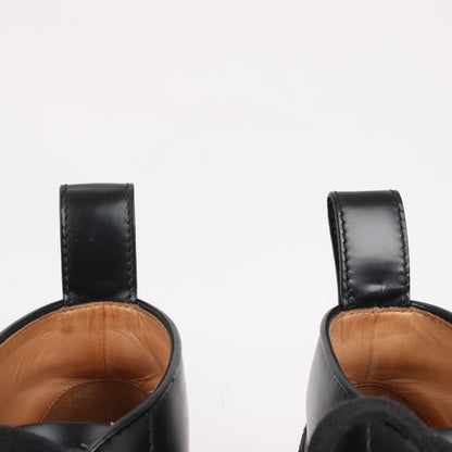 Bottega Veneta The Bounce - Bottines courtes en cuir noir et moutarde, pointure 39