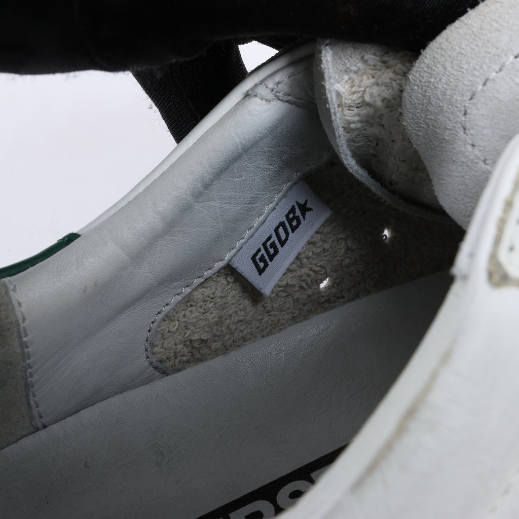 GOLDEN GOOSE Leather Sneakers in White SUPERSTAR, Size 40 EU
