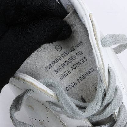 GOLDEN GOOSE Leather Sneakers in White SUPERSTAR, Size 40 EU