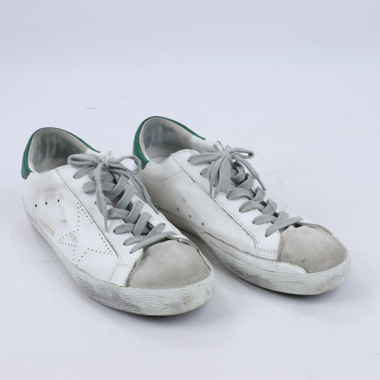 Baskets en cuir GOLDEN GOOSE SUPERSTAR blanches, pointure 40