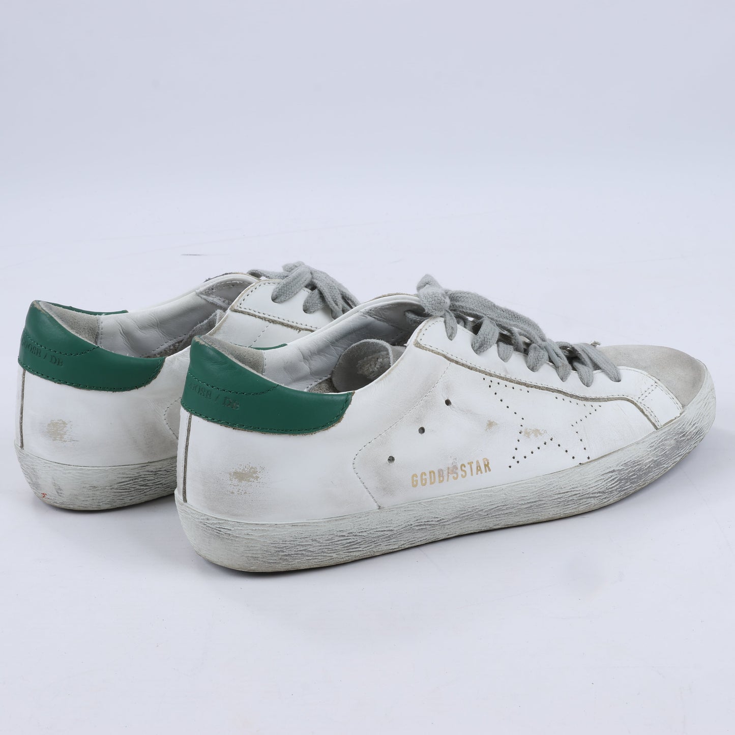 GOLDEN GOOSE Leather Sneakers in White SUPERSTAR, Size 40 EU