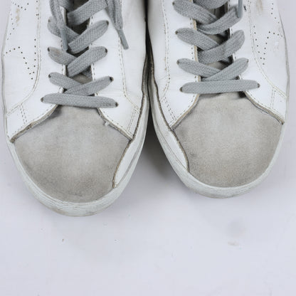 Baskets en cuir GOLDEN GOOSE SUPERSTAR blanches, pointure 40