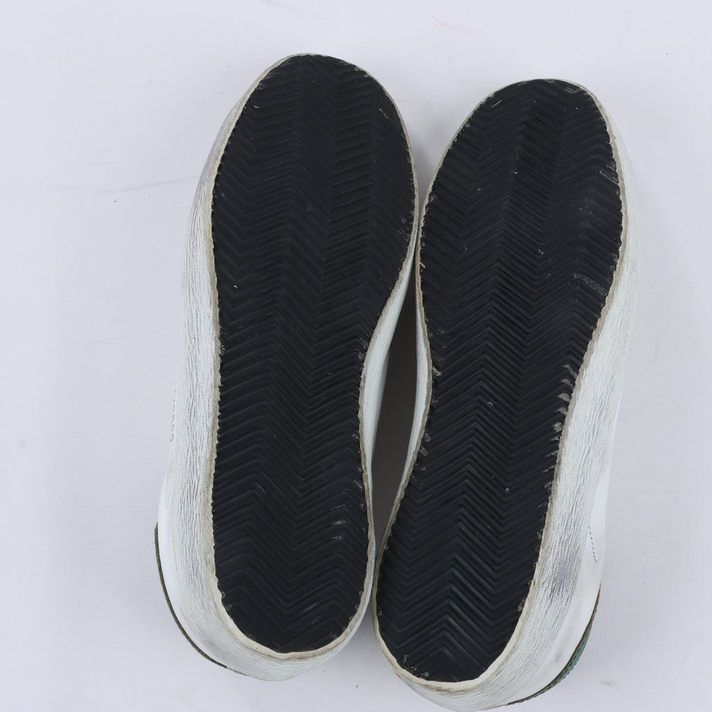 GOLDEN GOOSE Leather Sneakers in White SUPERSTAR, Size 40 EU