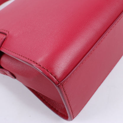 Delvaux Tempete Small Leather 2Way Handbag in Red