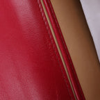 Delvaux Tempete Small Leather 2Way Handbag in Red