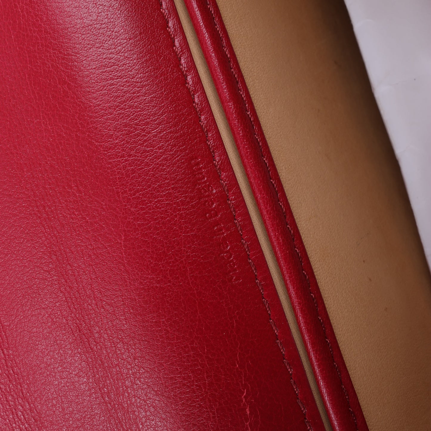 Delvaux Tempete Small Leather 2Way Handbag in Red