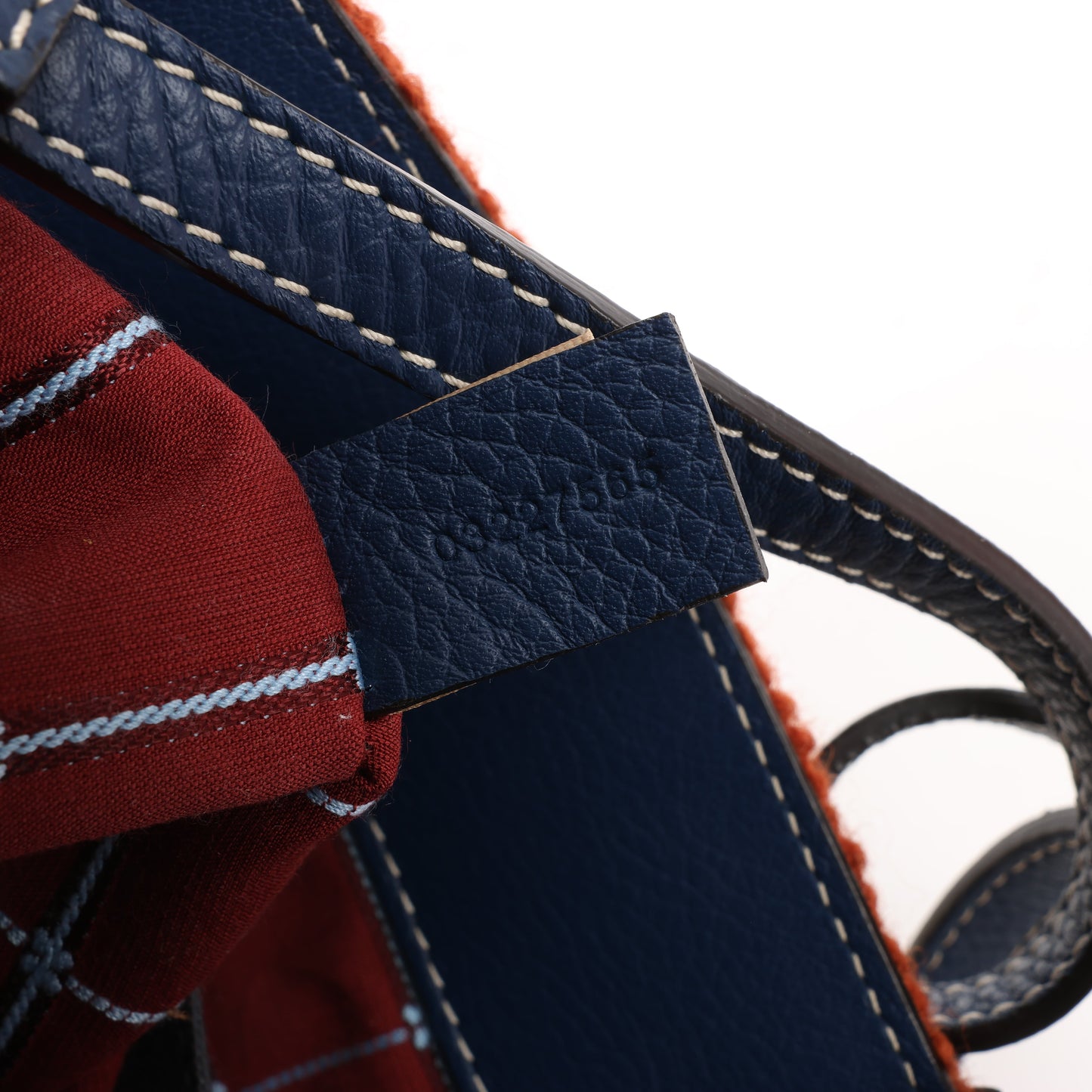 Chloé Woody – Kleine 2-Wege-Handtasche aus Wolle und Leder in Braun