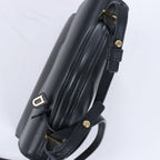 Delvaux Tempête PM Leather 2Way Crossbody Bags in Black