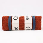 Chloé Woody Small Wool & Leather 2Way Crossbody Bag in Brown