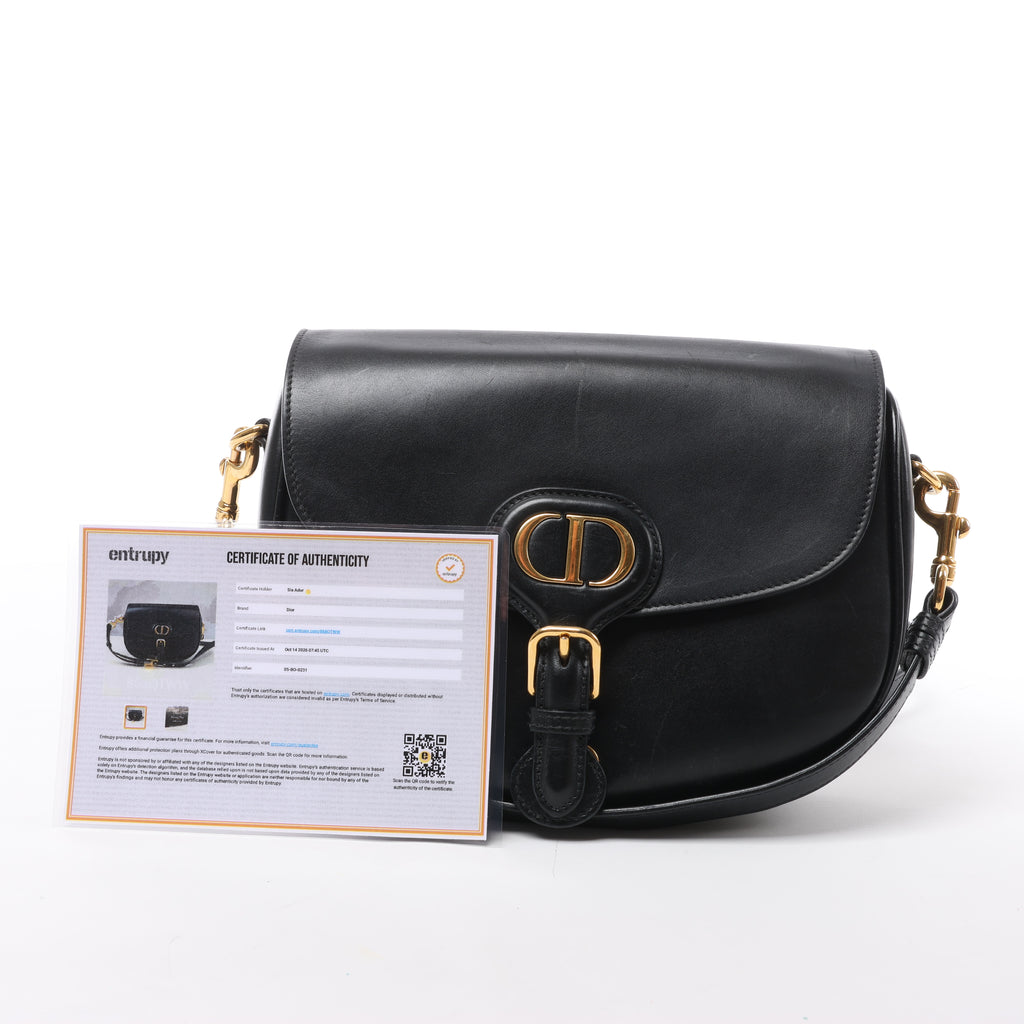 Bolso de hombro grande de lona Dior Book Tote en negro y blanco