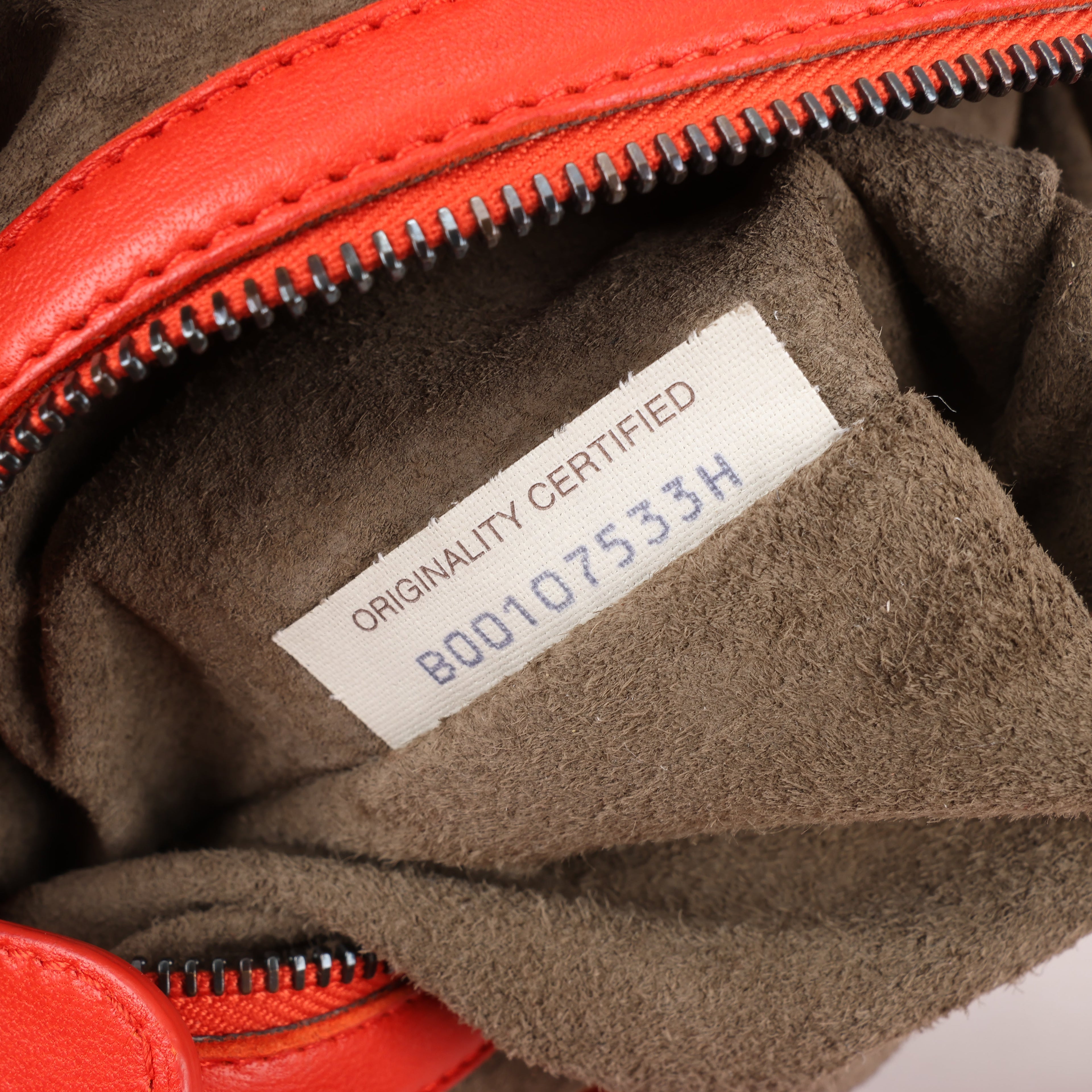 Bottega Veneta Intrecciato Hobo Leather Shoulder Bag in Red