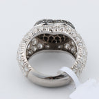 Anillo de corazón de diamantes negros De Grisogono, talla 51