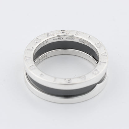 Bvlgari B.Zero 1 „Save the Children“ Charity-Ring 925 x Keramik 6,2 g Schwarz × Silber, Größe 52 EU