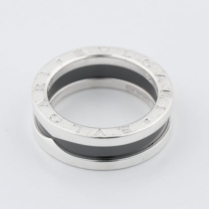 Bvlgari B.Zero 1 „Save the Children“ Charity-Ring 925 x Keramik 6,2 g Schwarz × Silber, Größe 52 EU