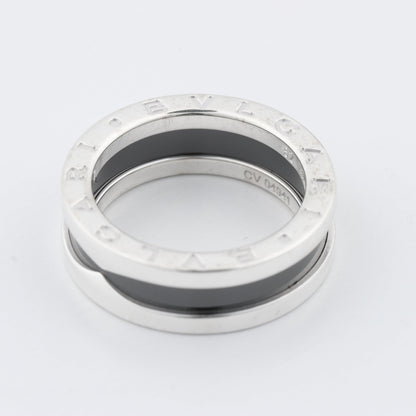 Bvlgari B.Zero 1 „Save the Children“ Charity-Ring 925 x Keramik 6,2 g Schwarz × Silber, Größe 52 EU