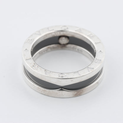 Bvlgari B.Zero 1 „Save the Children“ Charity-Ring 925 x Keramik 6,2 g Schwarz × Silber, Größe 52 EU