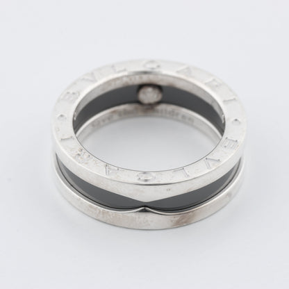 Bvlgari B.Zero 1 „Save the Children“ Charity-Ring 925 x Keramik 6,2 g Schwarz × Silber, Größe 52 EU