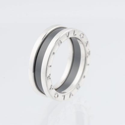 Bvlgari B.Zero 1 „Save the Children“ Charity-Ring 925 x Keramik 6,2 g Schwarz × Silber, Größe 52 EU