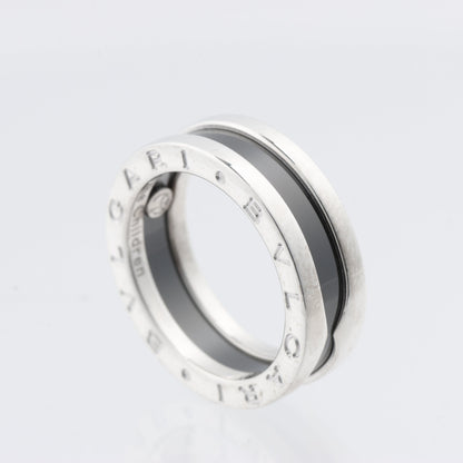 Bvlgari B.Zero 1 „Save the Children“ Charity-Ring 925 x Keramik 6,2 g Schwarz × Silber, Größe 52 EU