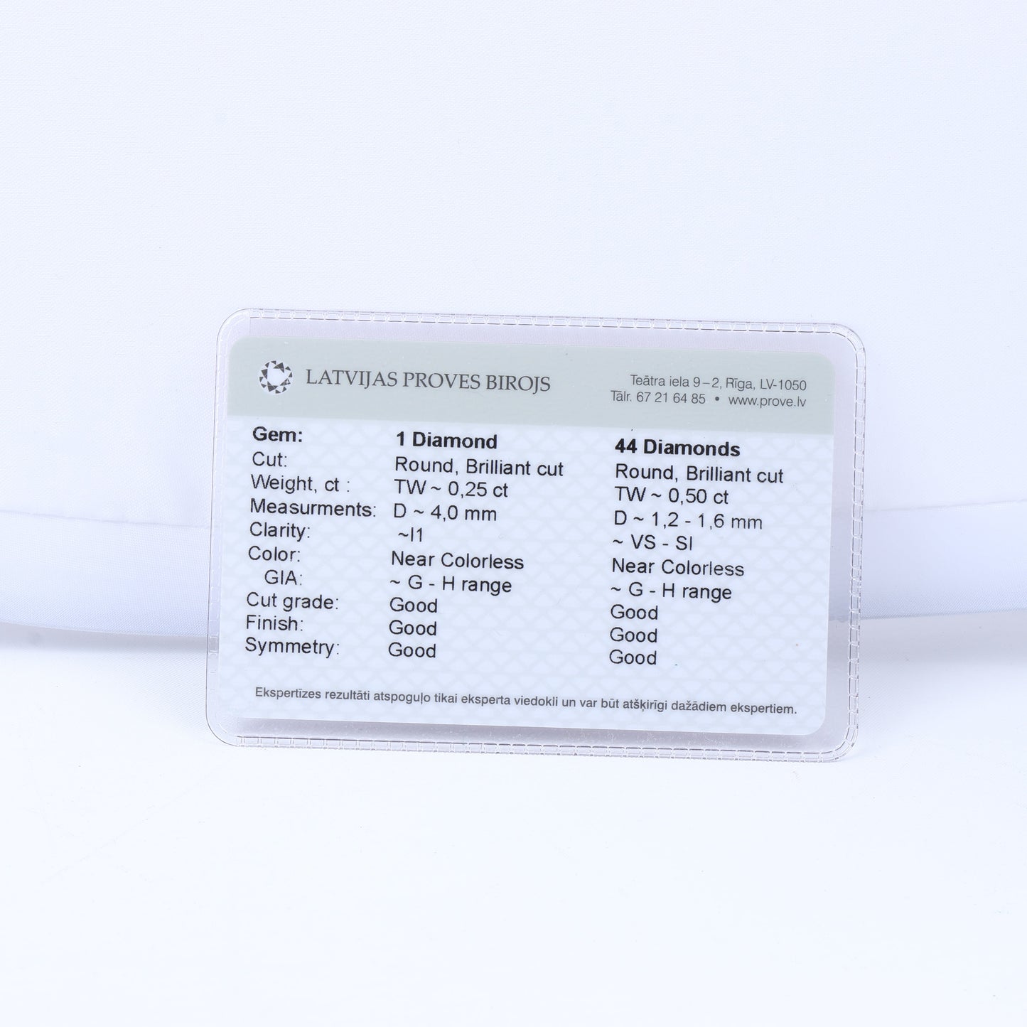 Non Signe / Unsigned 14K White Gold Ring with 45 Natural Diamonds