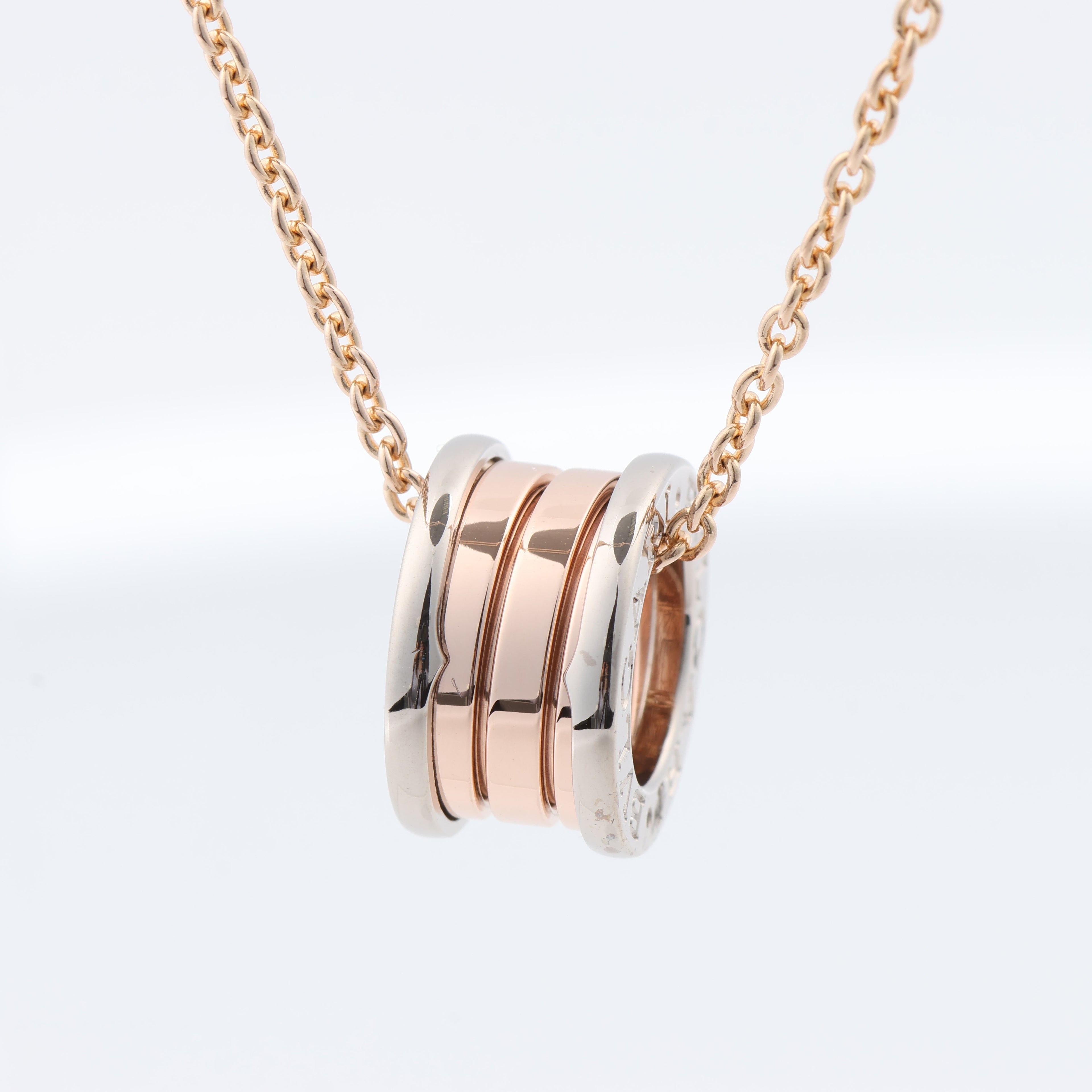 Bvlgari B.Zero 1 Perfect Mistake Necklace 750(PG×WG) 14.1g CL857655 352398
