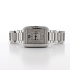 Cartier Tank Anglaise W4TA0003 3485312740UX SS QZ Silver-Face Watch