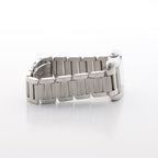 Cartier Tank Anglaise W4TA0003 3485312740UX SS QZ Silver-Face Watch
