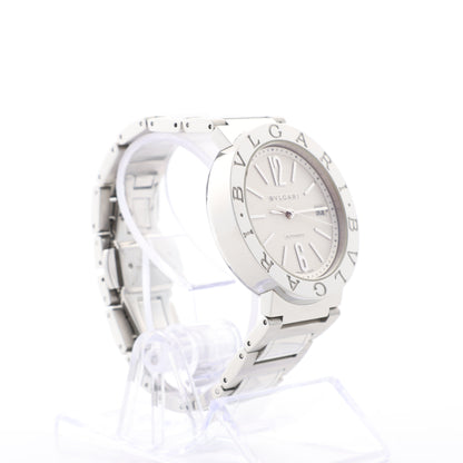 Bvlgari Bvlgari Bvlgari BB38WSSD AUTO L8718 SS AT Uhr mit silbernem Zifferblatt