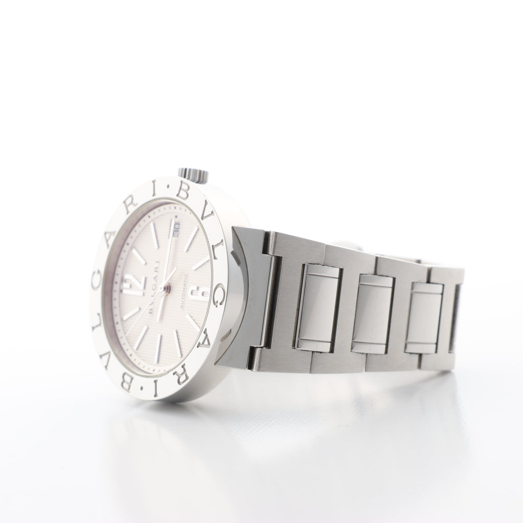 Bvlgari Bvlgari Bvlgari BB38WSSD AUTO L8718 SS AT Watch with Silver Dial