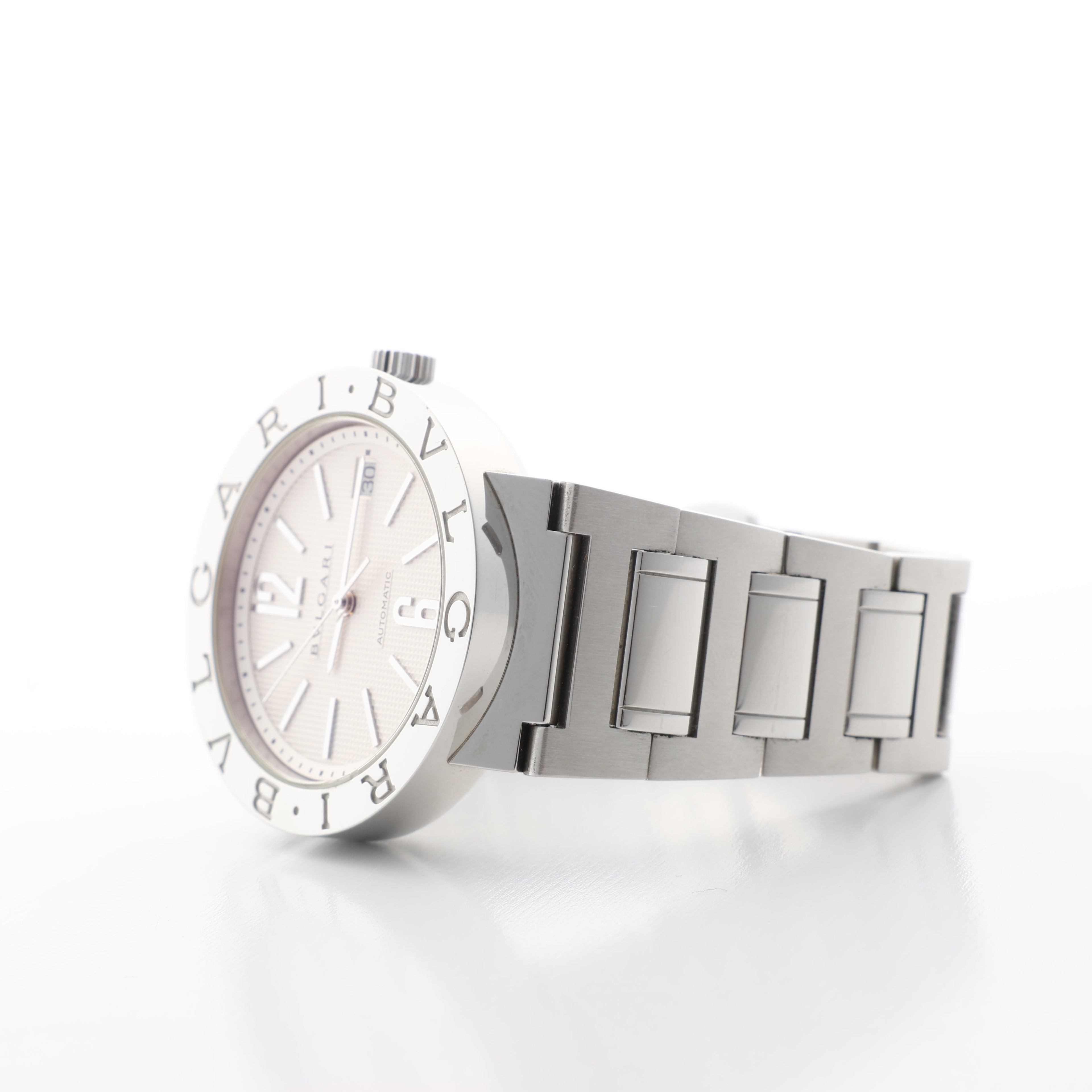 Bvlgari Bvlgari Bvlgari BB38WSSD AUTO L8718 SS AT Watch with Silver Dial