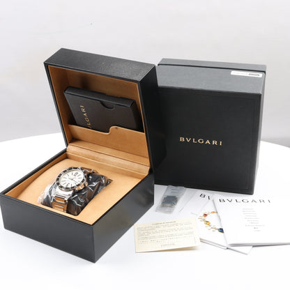 Montre Bvlgari Bvlgari Bvlgari BB38WSSD AUTO L8718 SS AT à cadran argenté
