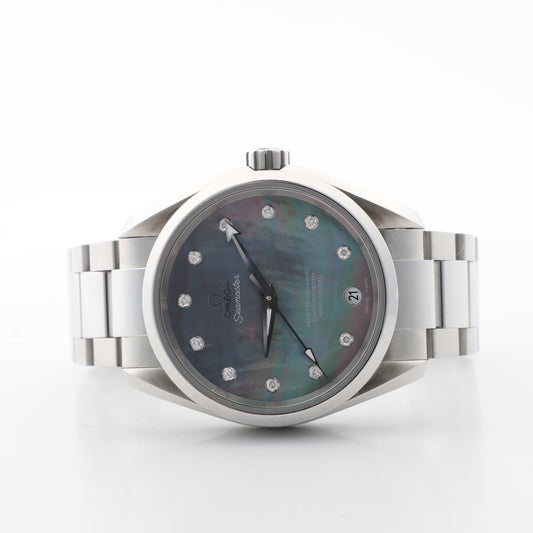 Montre Omega Seamaster Aquaterra 231.10.39.21.57.001 87257832 SS AT à cadran bleu