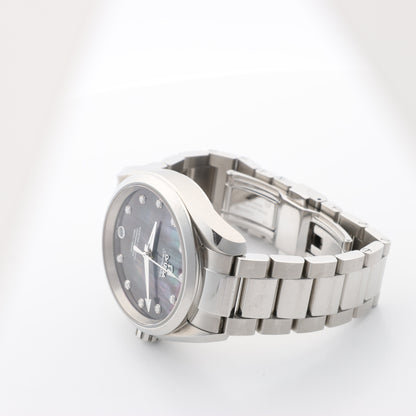 Omega Seamaster Aquaterra 231.10.39.21.57.001 87257832 SS AT Blue-Shell-Face Watch