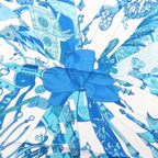 Hermès Carré 70 "soleil de soie" Silk handkerchief in Blue