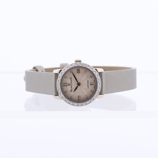 Blancpain Lady Bird 814 WG & Leather AT Silver-Face Watch N00062001 92R0A052A