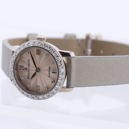 Blancpain Lady Bird 814 WG & Leather AT Silver-Face Watch N00062001 92R0A052A