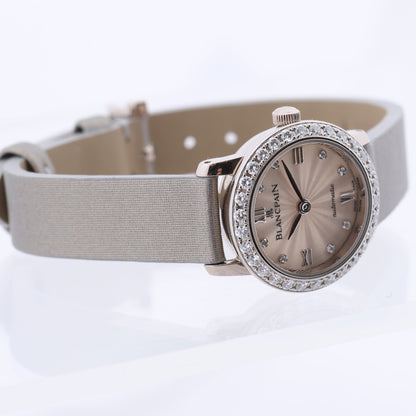 Blancpain Lady Bird 814 WG & Leather AT Silver-Face Watch N00062001 92R0A052A
