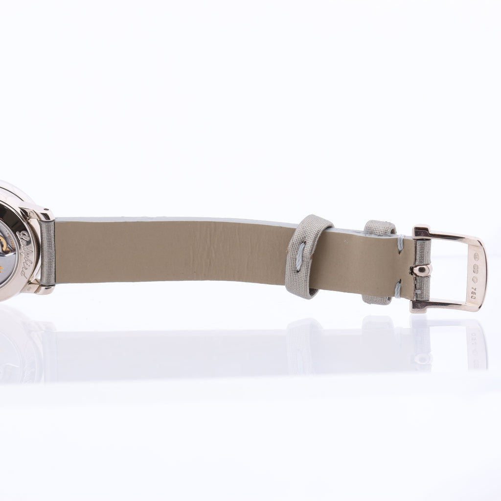 Blancpain Lady Bird 814 WG & Leather AT Silver-Face Watch N00062001 92R0A052A