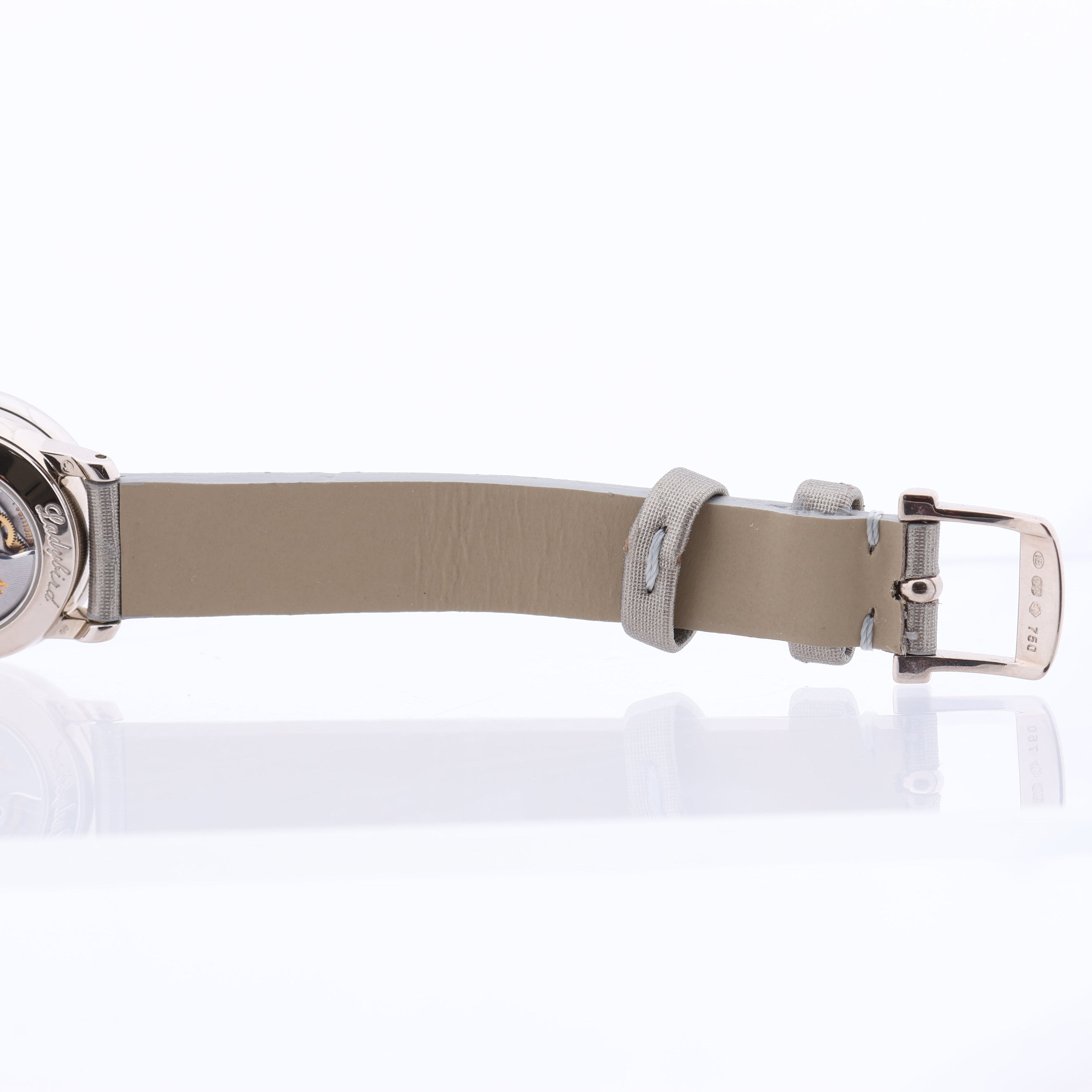 Blancpain Lady Bird 814 WG & Leather AT Silver-Face Watch N00062001 92R0A052A
