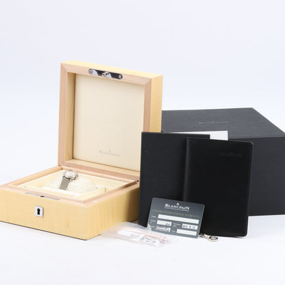 Montre Blancpain Lady Bird 814 WG et cuir AT, cadran argenté N00062001 92R0A052A