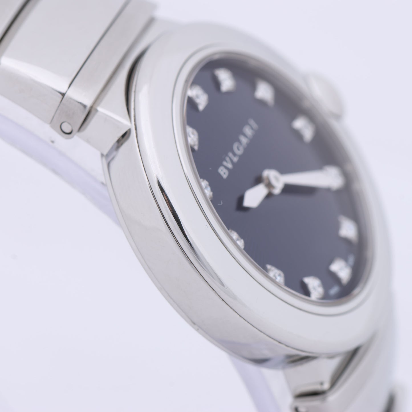 Montre Bvlgari Lucea LU28S L4136 SS QZ à cadran bleu