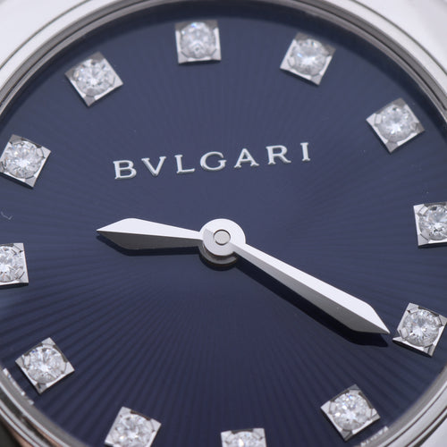 Reloj Bvlgari Lucea LU28S L4136 SS QZ con esfera azul