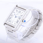 Cartier Tank Solo W5200028 3515780917TX SS AT Silver-Face Watch