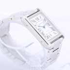 Cartier Tank Solo W5200028 3515780917TX SS AT Silver-Face Watch